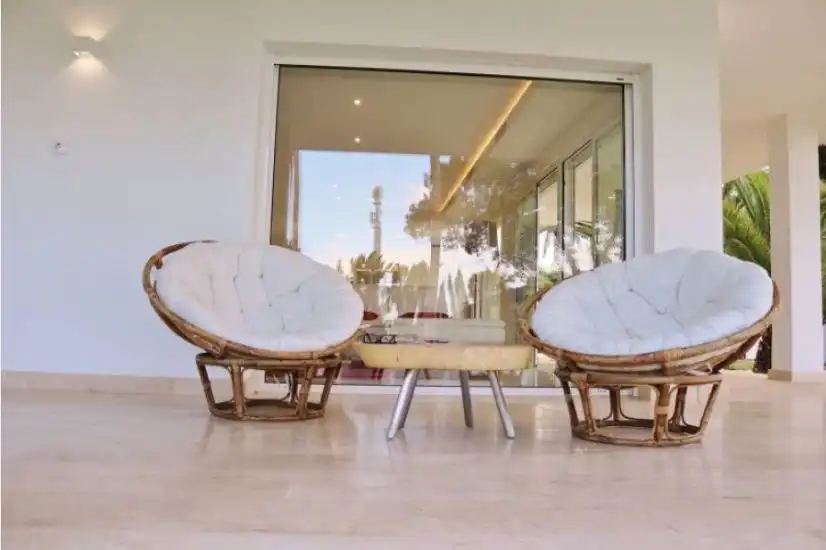 Terrassa de Casa o xalet en venda en Alicante / Alacant amb Aire condicionat, Calefacció i Jardí privat