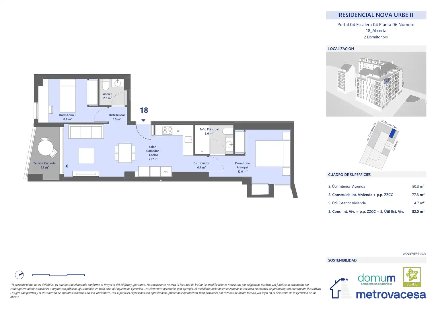 Piso en venta en Av. ConstituciónC/Agustín LaraC/Baeza, 186, Els Orriols