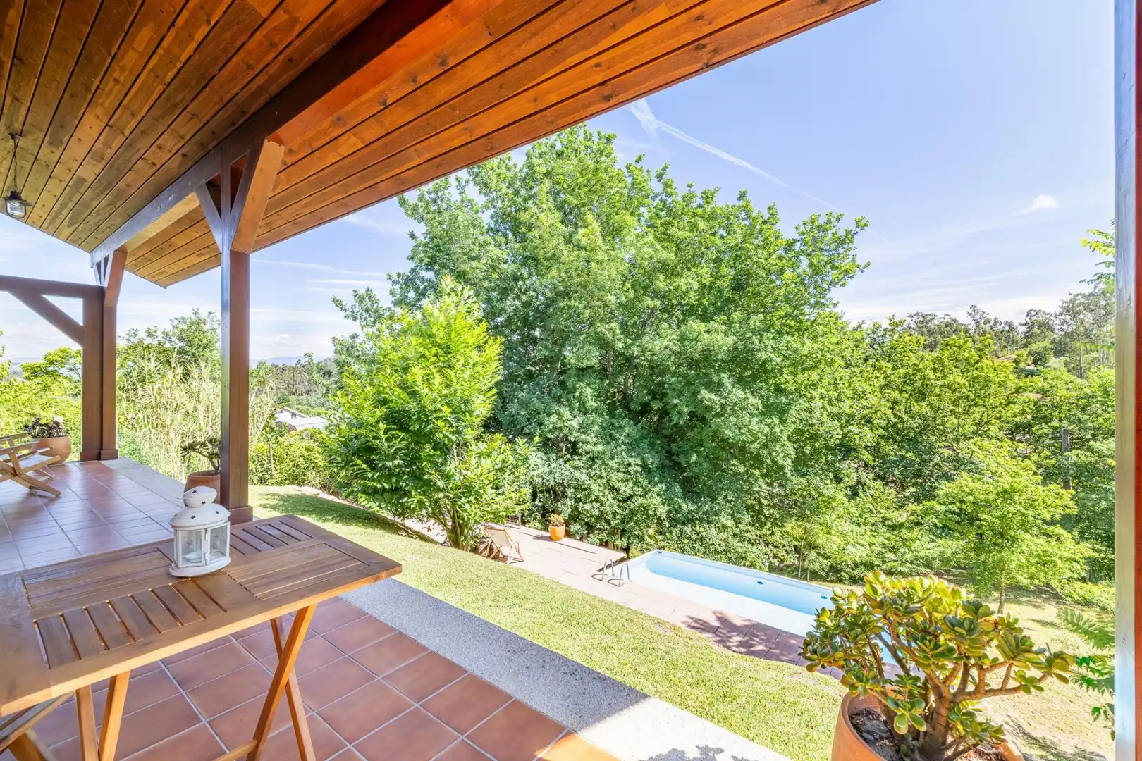 Terraza de Casa o chalet en venta en Salceda de Caselas con Calefacción, Jardín privado y Terraza
