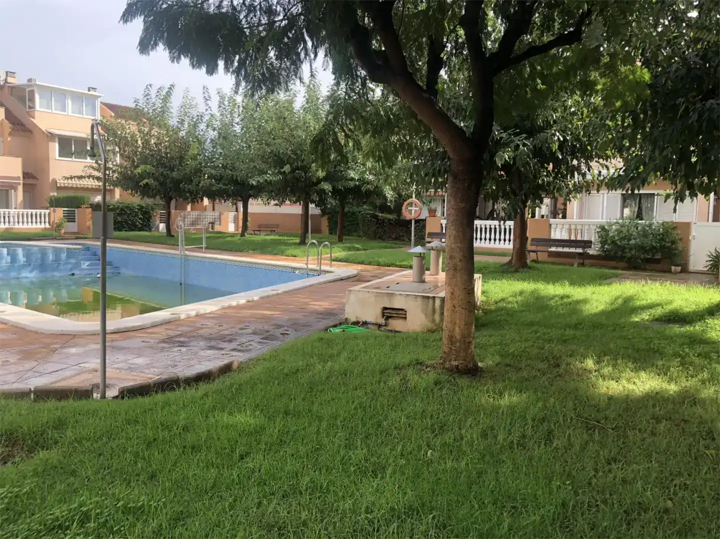 Piscina de Casa adosada en venda en Burriana / Borriana amb Aire condicionat