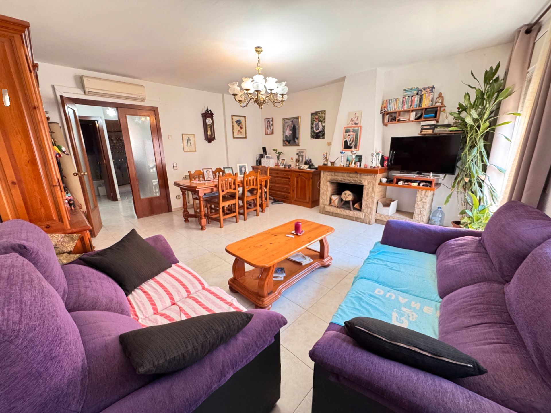 Living room of Single-family semi-detached for sale in Cardedeu  with Air Conditioner, Heating and Private garden