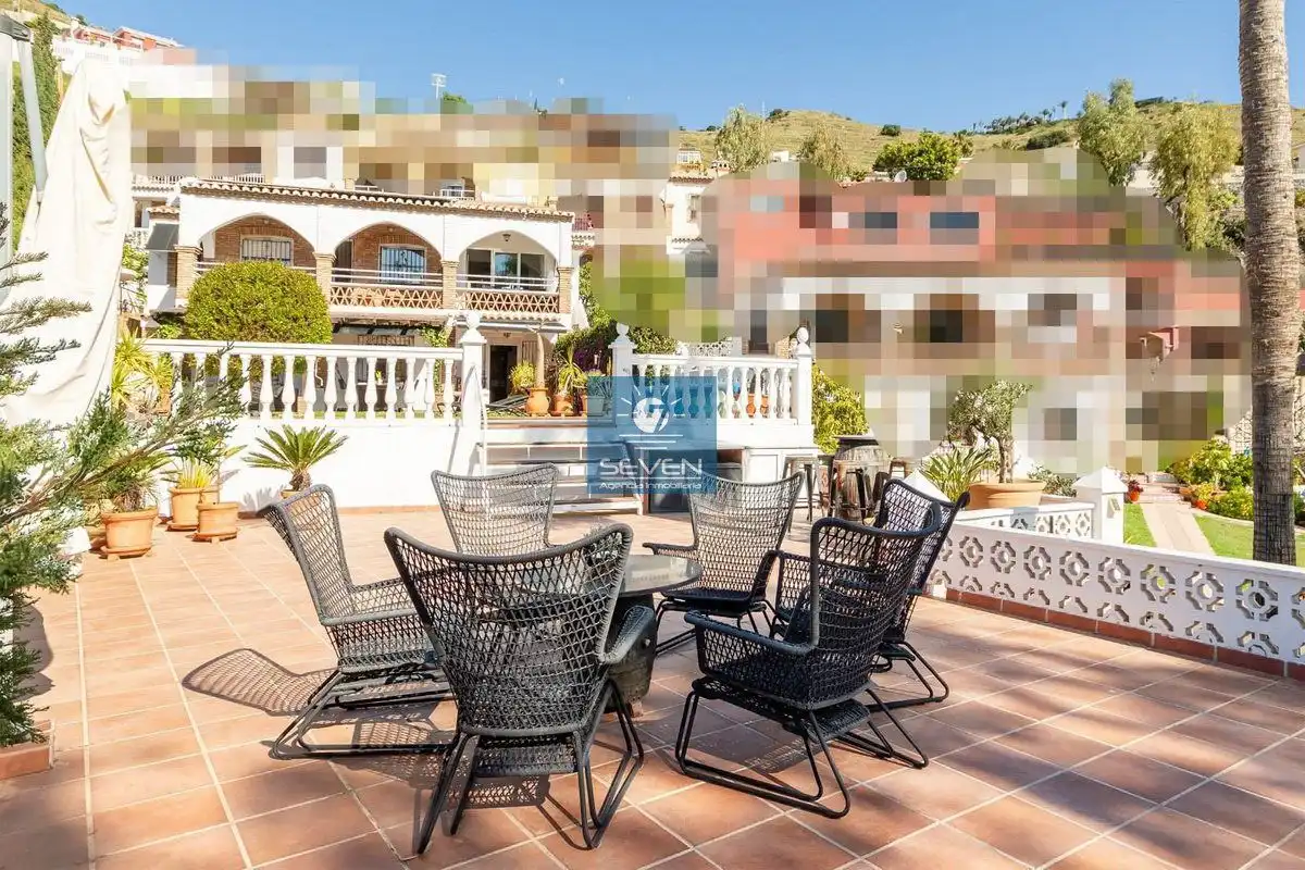 Terrace of Houses for rent in Almuñécar  with Air Conditioner, Heating and Private garden