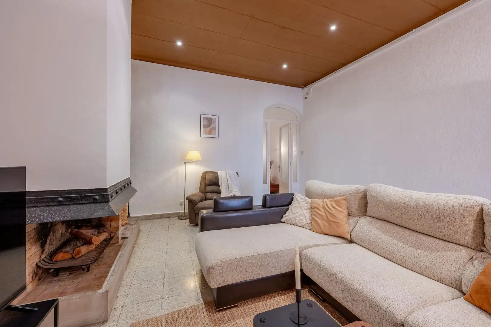 Sala de estar de Piso en venta en Mataró con Aire acondicionado, Calefacción y Trastero