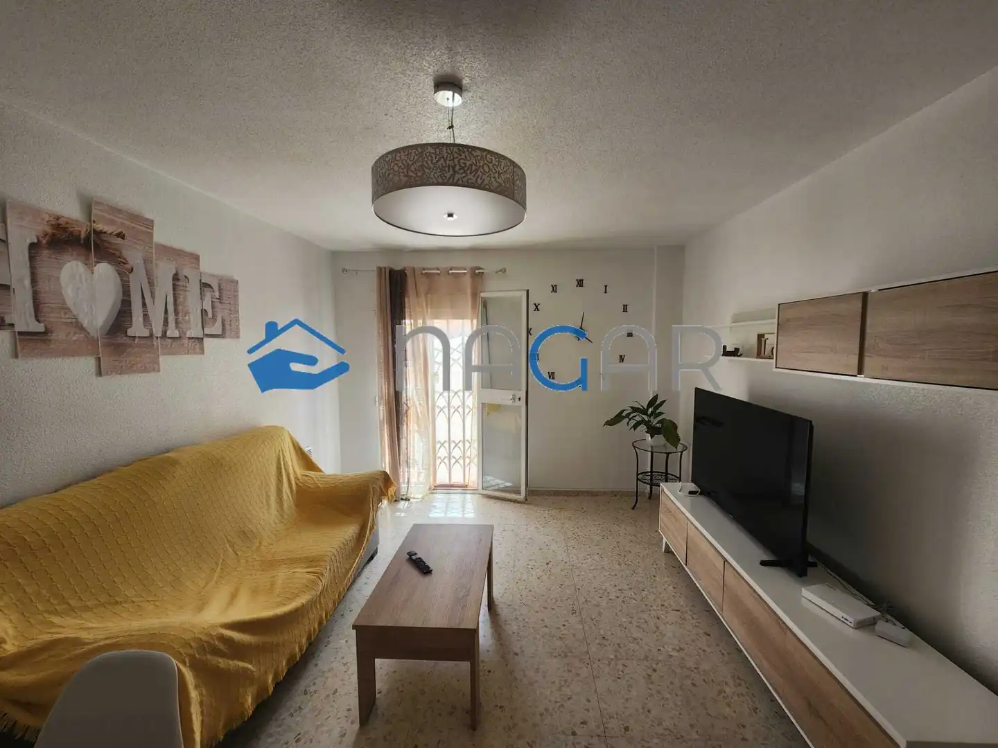 Living room of Flat for rent in La Línea de la Concepción  with Furnished