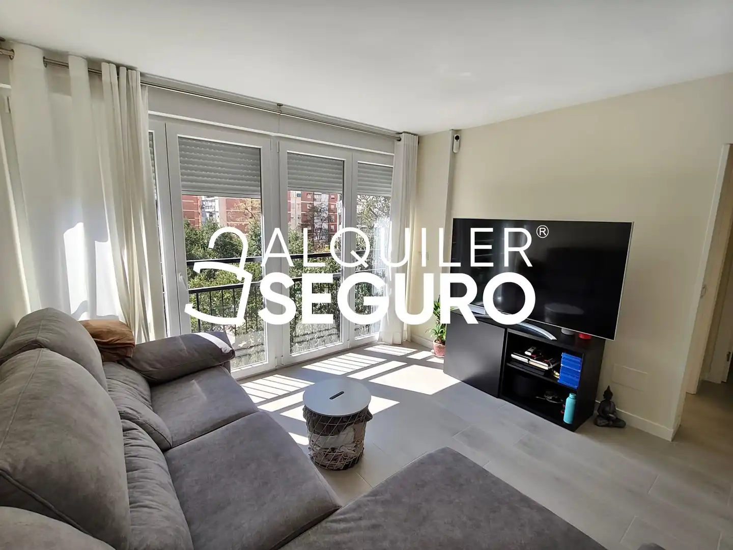 Wohnzimmer von Wohnung zur Miete in Madrid mit Klimaanlage und Heizung