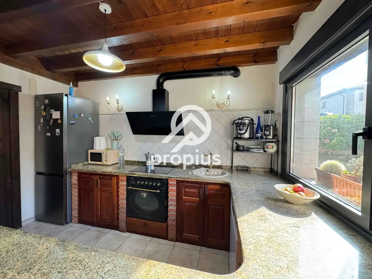 Kitchen of Houses for sale in Llanes  with Heating, Private garden and Parquet flooring