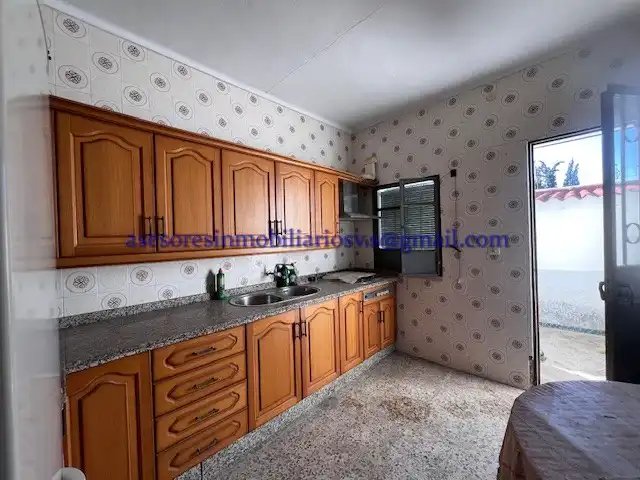 Cocina de Casa adosada en venta en Villaverde del Río con Terraza y Balcón