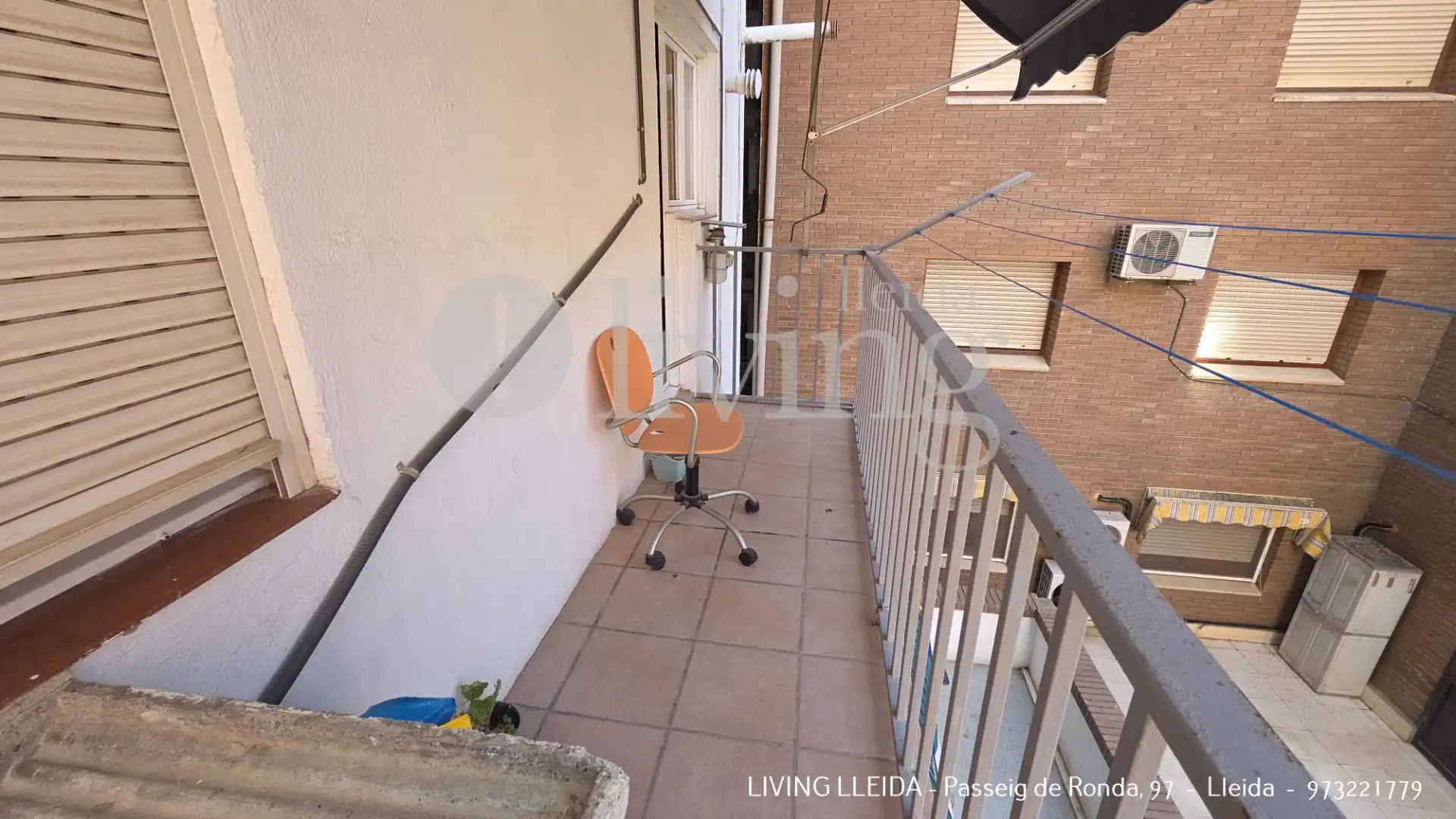 Balcony of Flat for rent in Lleida  with Heating, Parquet flooring and Furnished