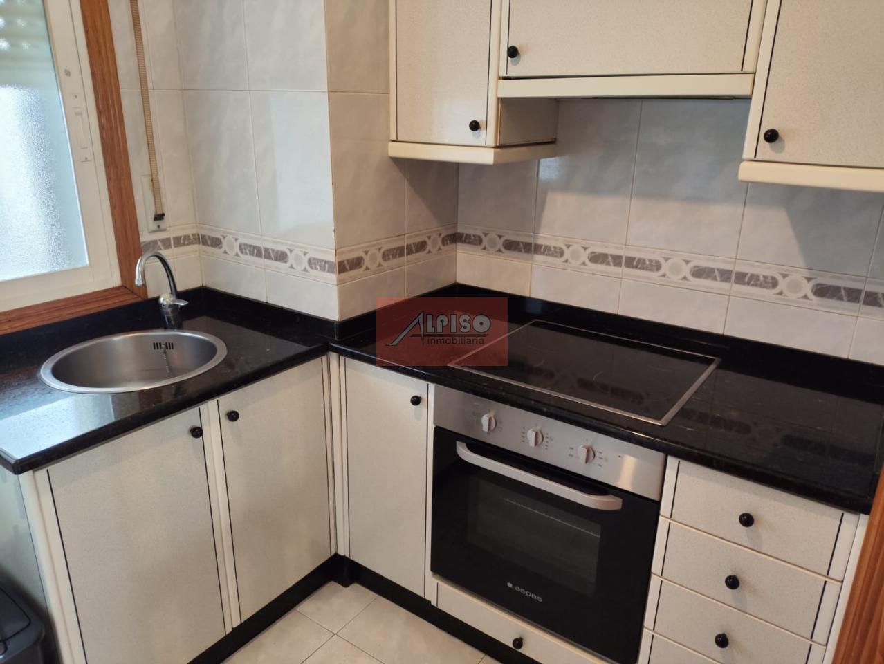 Kitchen of Apartment to rent in Ourense Capital   with Heating, Parquet flooring and Furnished