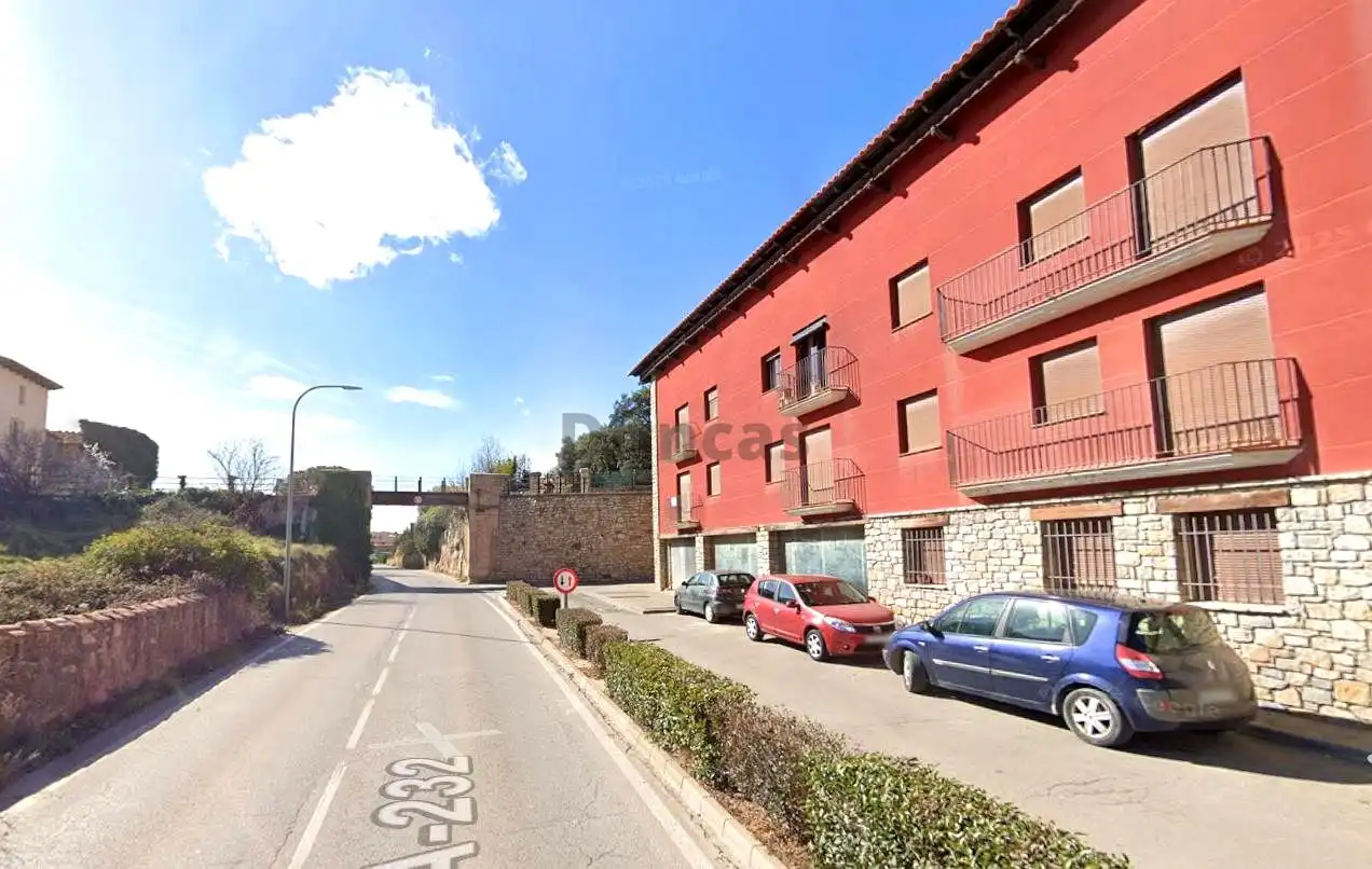 Vista exterior de Planta baja en venta en Mora de Rubielos con Calefacción, Terraza y Amueblado