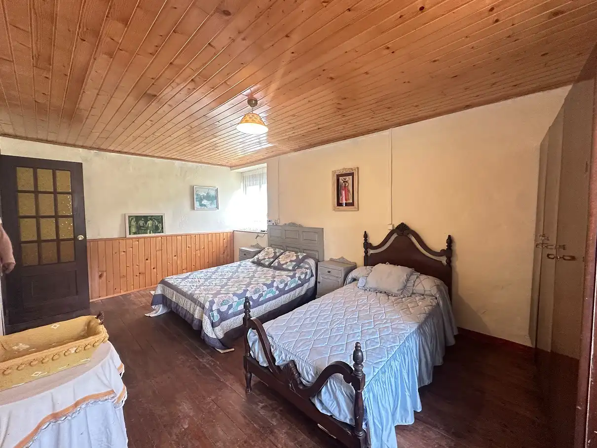 Habitación de Casa o chalet en venta en O Pino  con Jardín privado, Terraza y Amueblado
