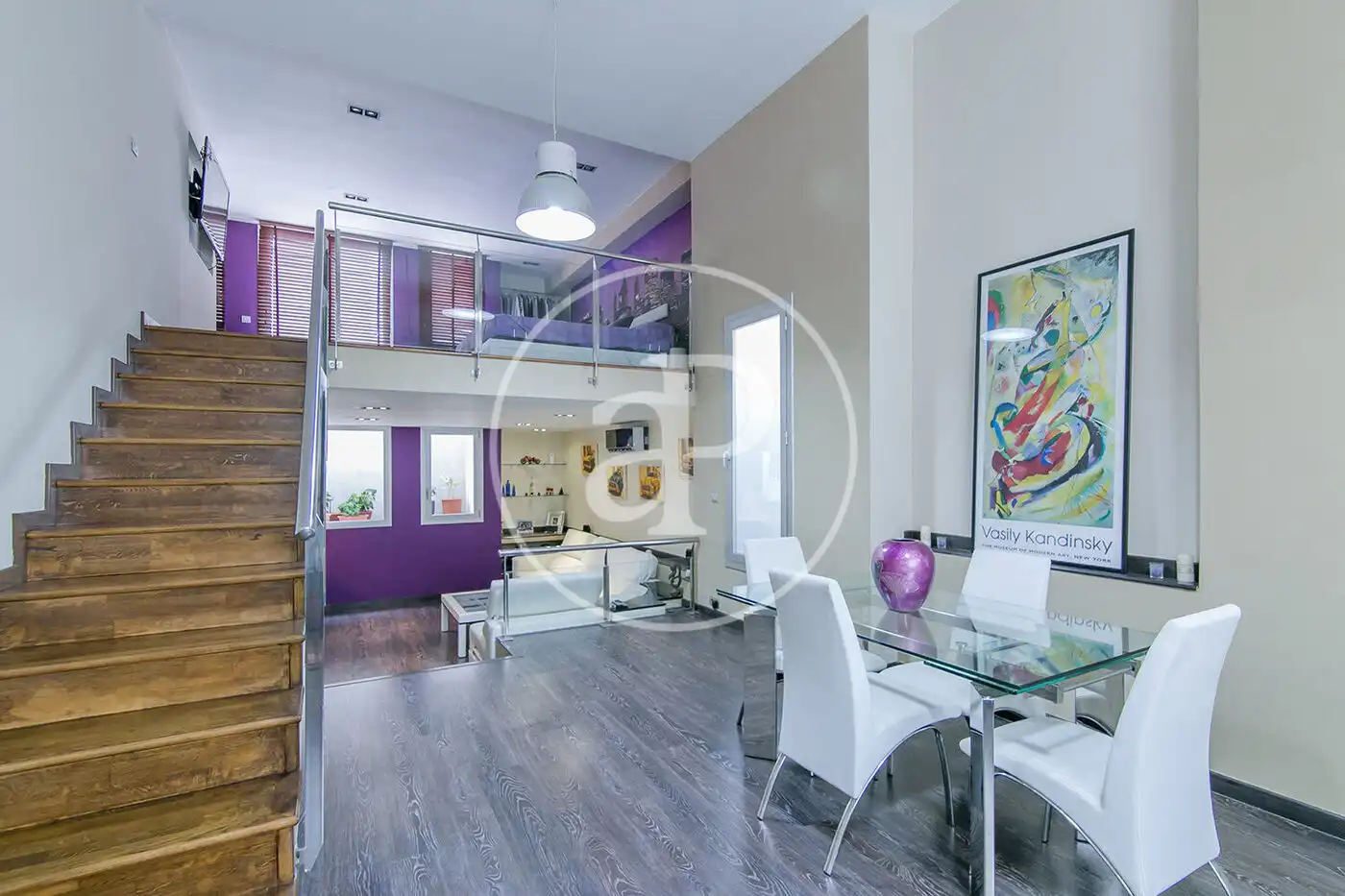 Sala de estar de Piso en venta en Sant Just Desvern con Aire acondicionado, Calefacción y Amueblado