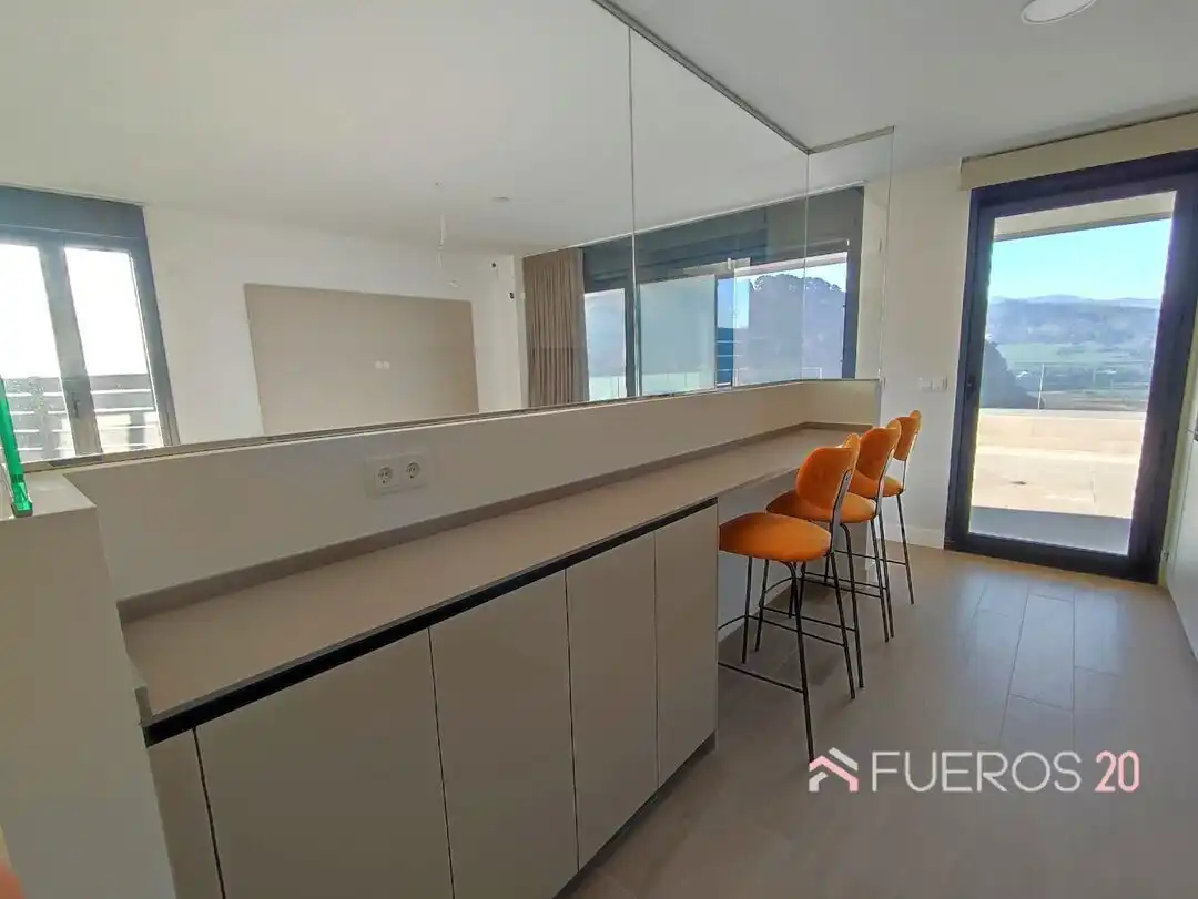 Cocina de Casa adosada en venta en Zierbena con Calefacción, Jardín privado y Terraza