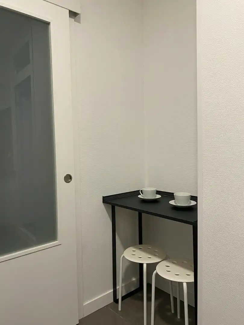 Bedroom of Flat for rent in Madrid  with Air Conditioner, Heating and Private garden