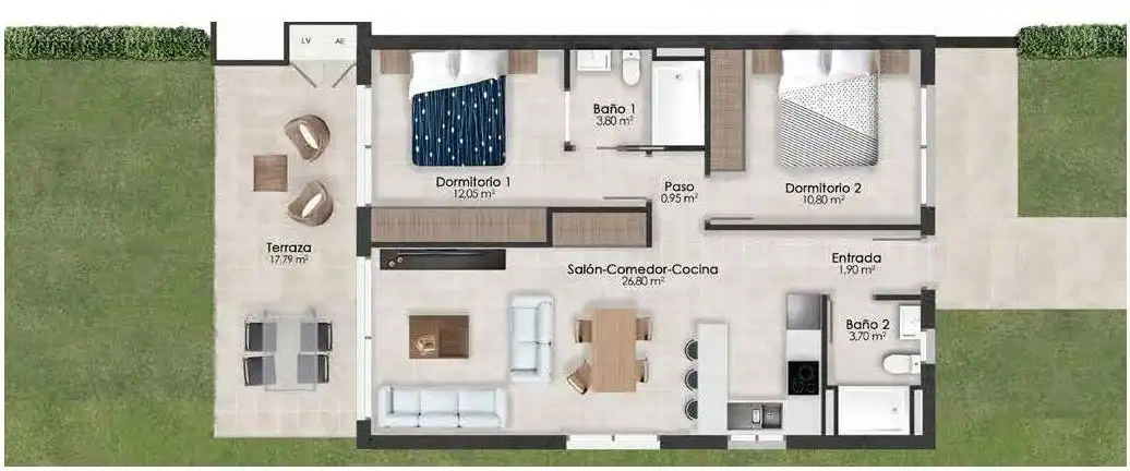 Apartamento con piscina en venta en Condado de Alhama, imagen 19