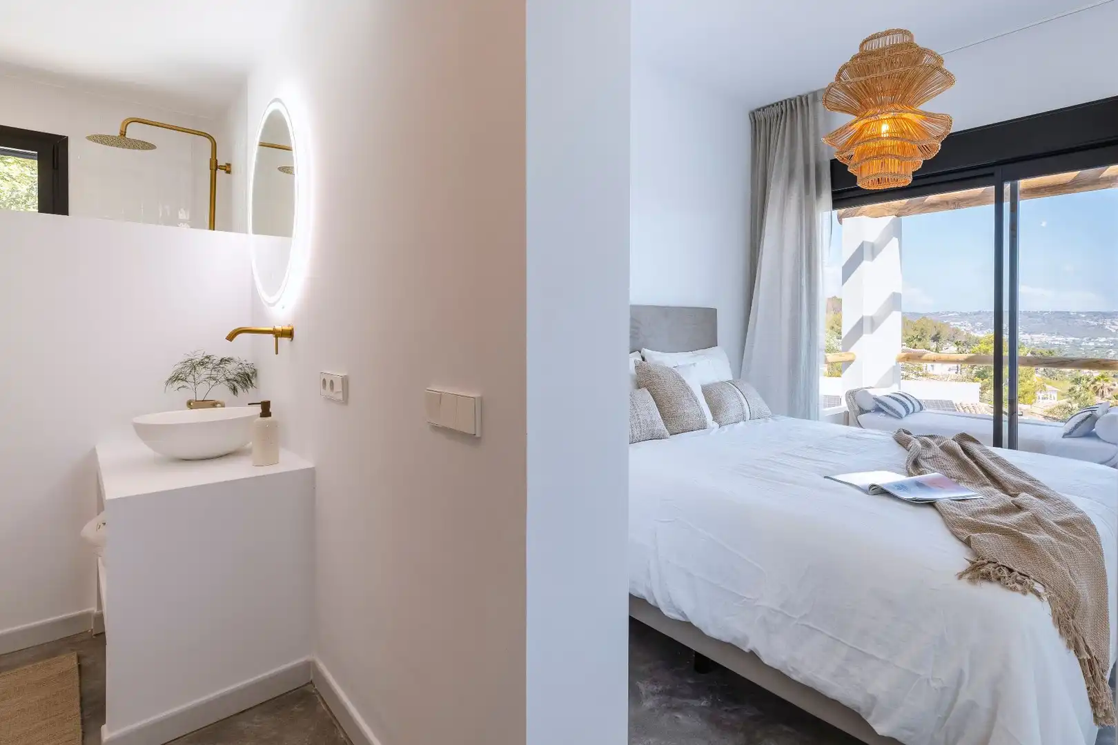 Bedroom of Houses for sale in Jávea / Xàbia  with Air Conditioner, Heating and Private garden