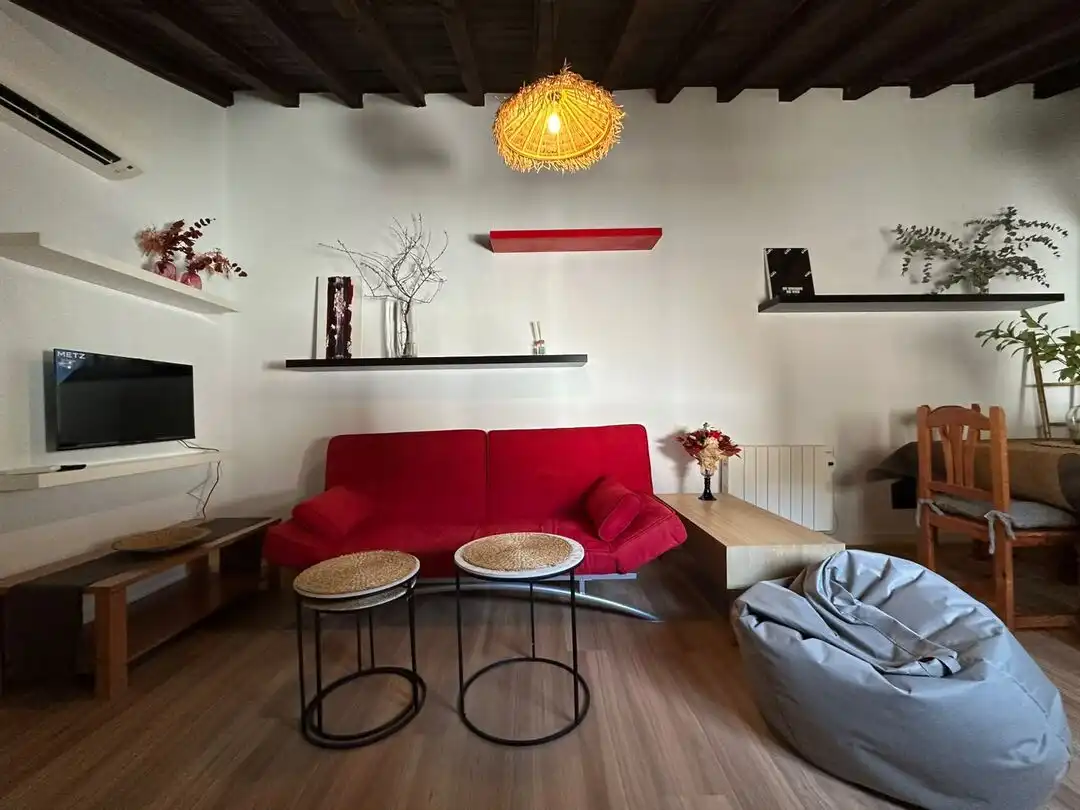 Sala d'estar de Pis de lloguer en Toledo amb Aire condicionat, Calefacció i Terrassa