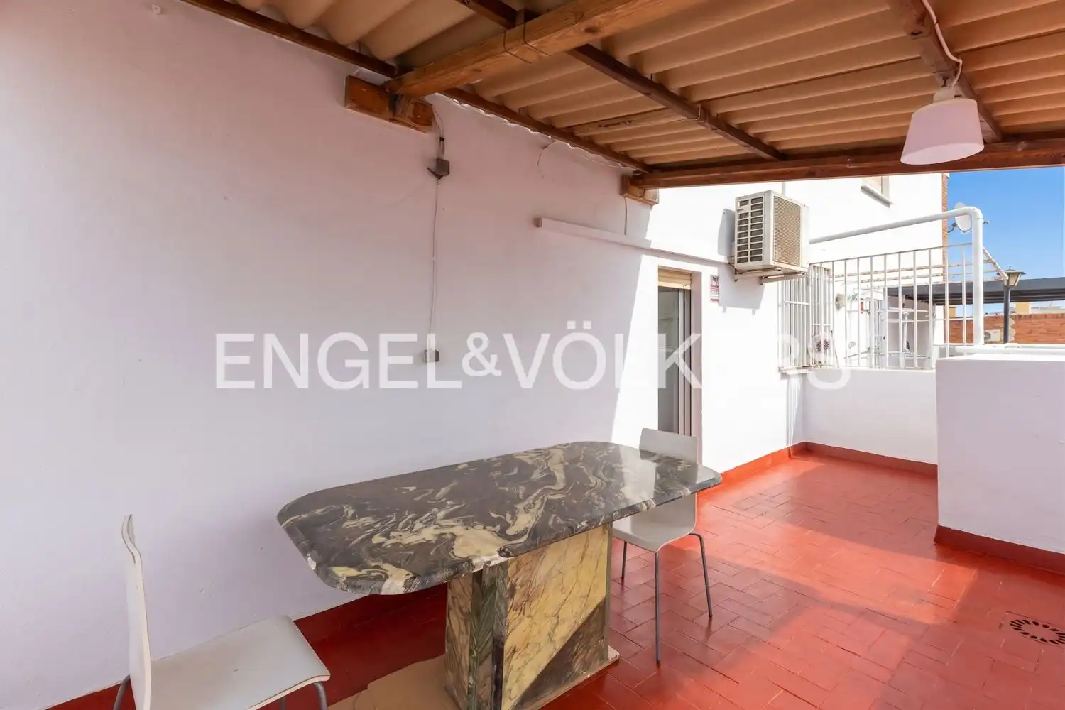 Terrace of Attic for rent in Valencia  with Air Conditioner, Heating and Terrace