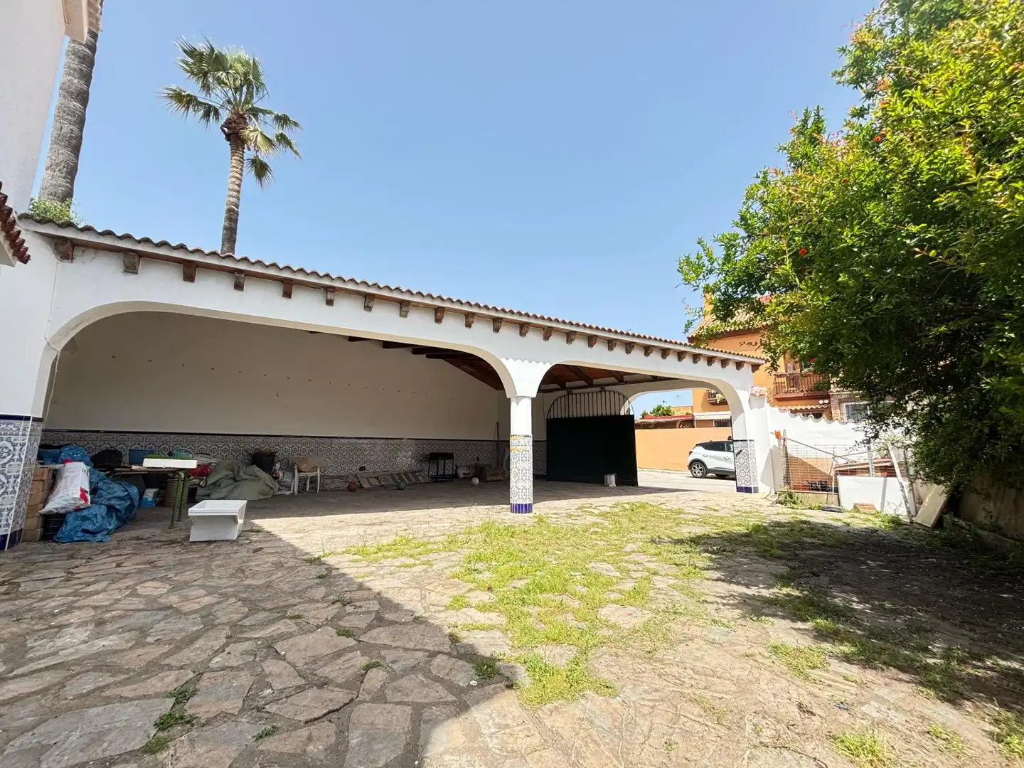 Vista exterior de Casa o chalet en venta en Algeciras con Jardín privado y Piscina
