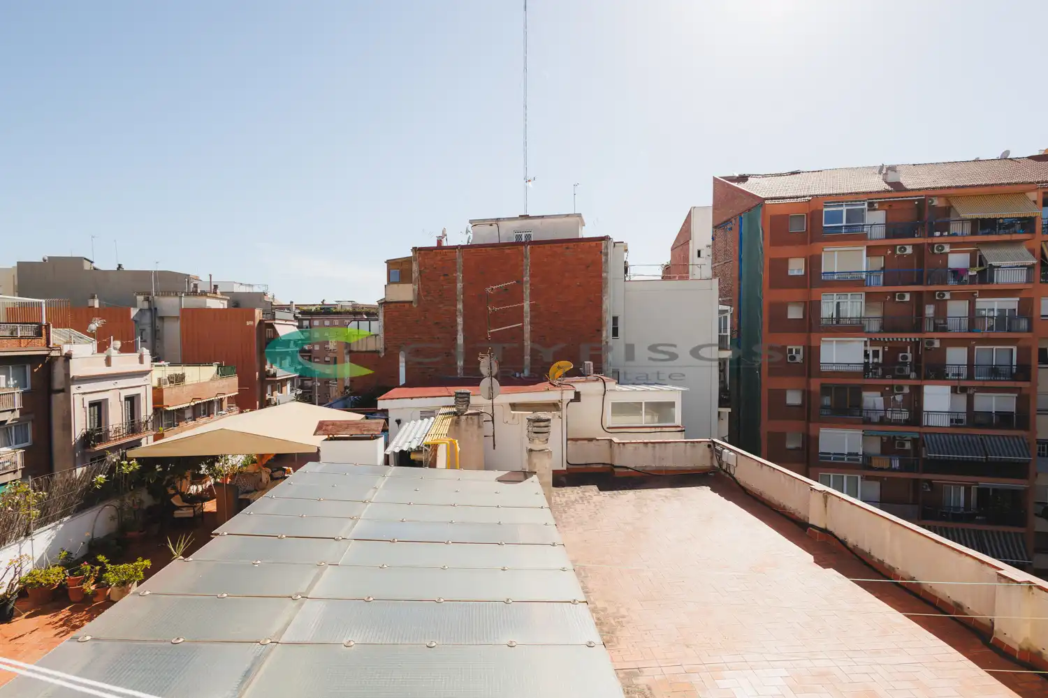 Terrace of Flat for sale in Barcelona  with Air Conditioner and Oven