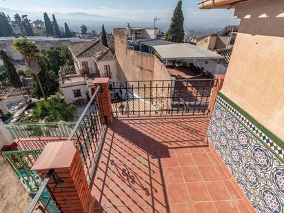 Exterior view of House or chalet for sale in  Granada Capital  with Terrace and Storage room