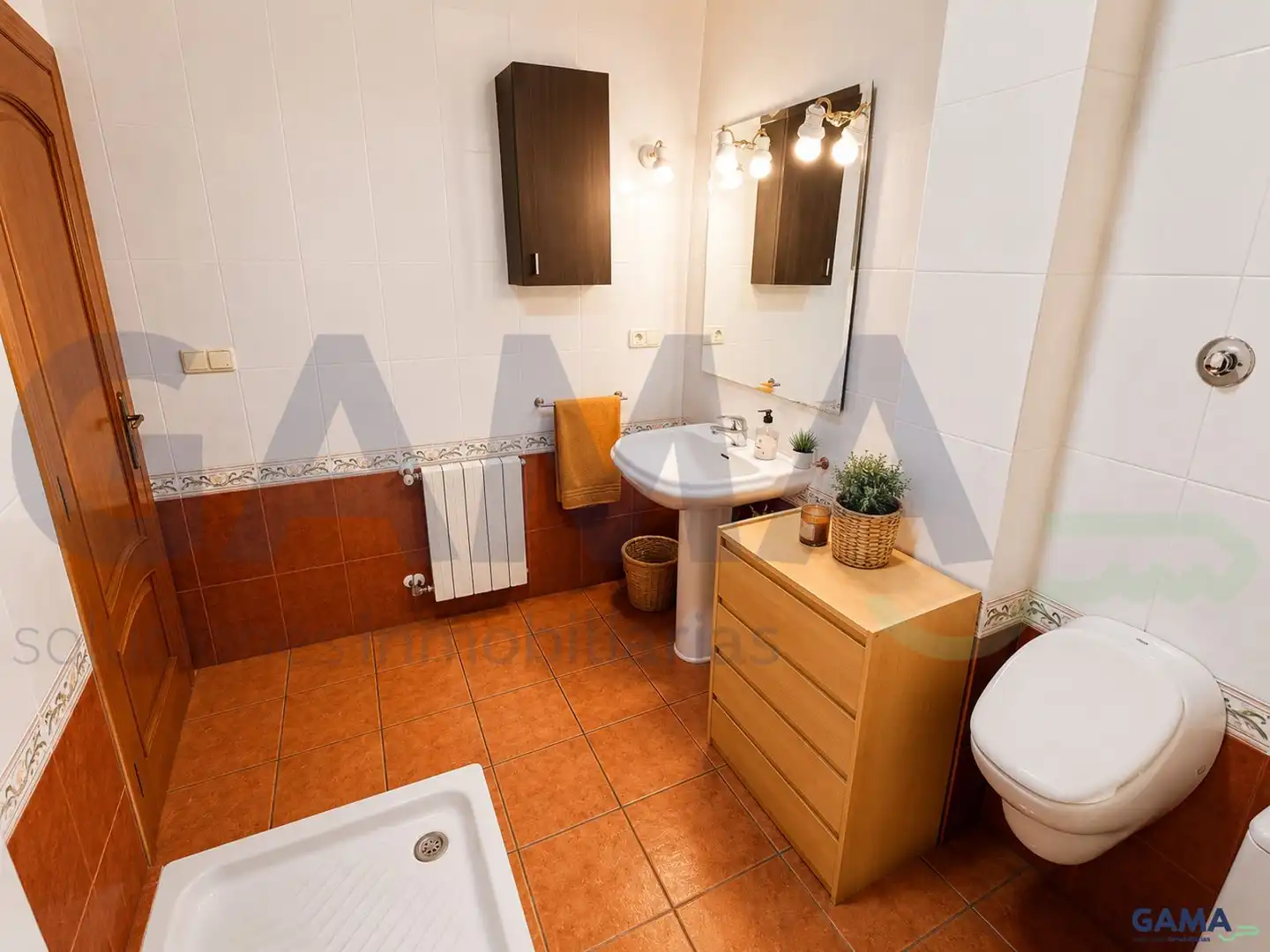 Baño de Casa o chalet en venta en La Pobla Llarga con Aire acondicionado y Trastero
