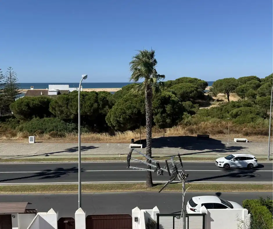Vista exterior de Casa o chalet de alquiler en El Portil con Aire acondicionado, Terraza y Amueblado
