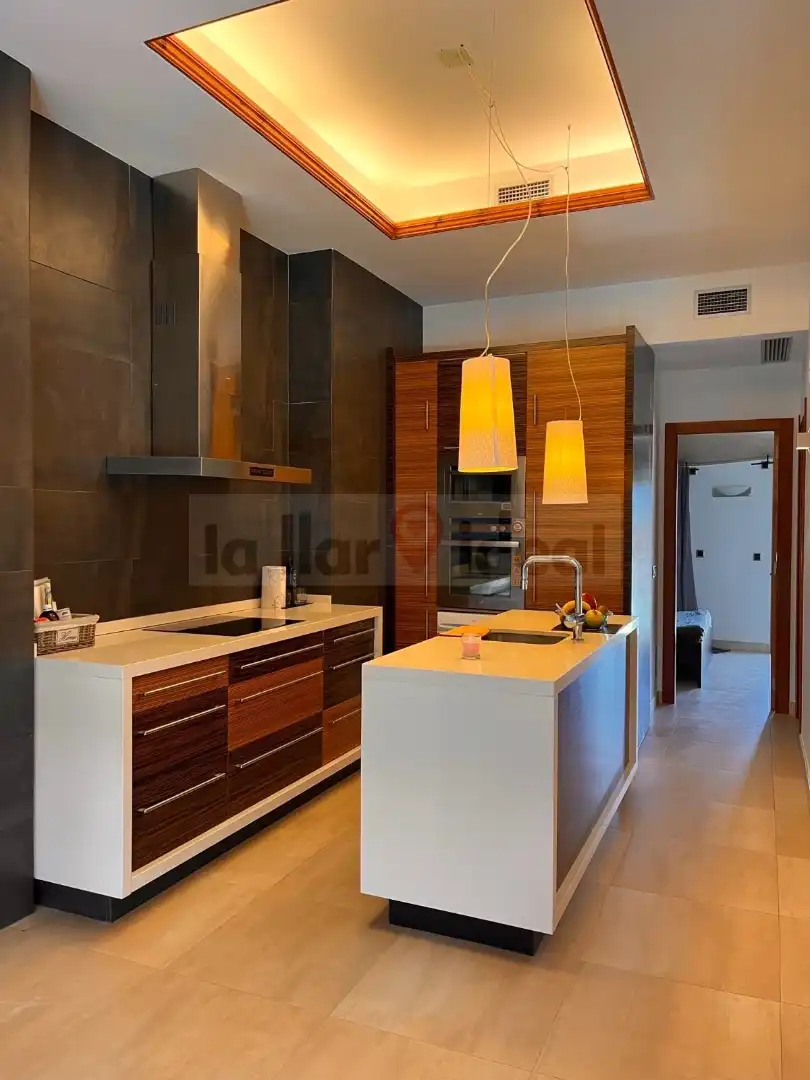 Kitchen of Flat for sale in Sant Esteve Sesrovires  with Air Conditioner, Heating and Terrace