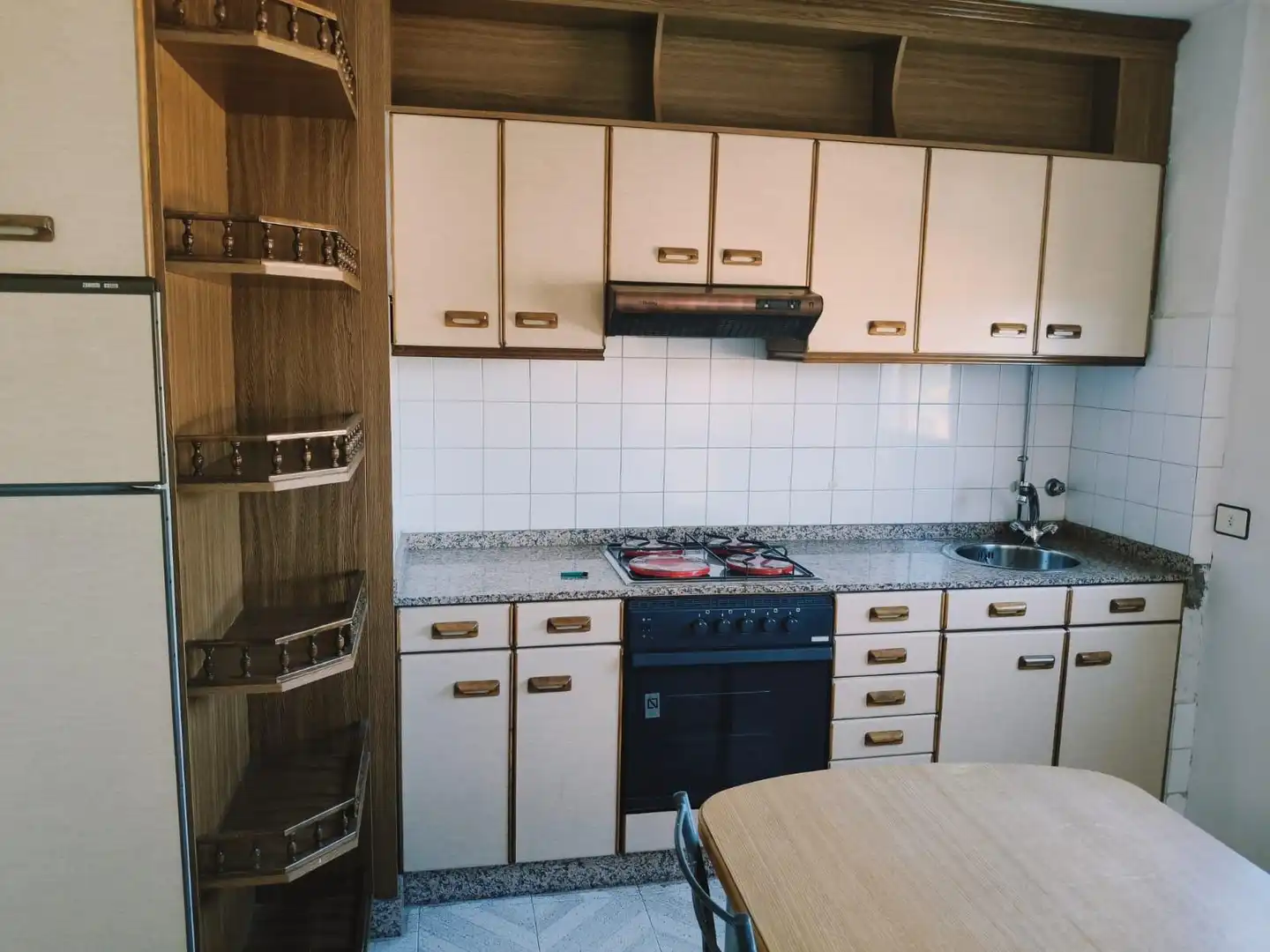 Kitchen of Flat for sale in Ourense Capital   with Heating, Balcony and Community pool