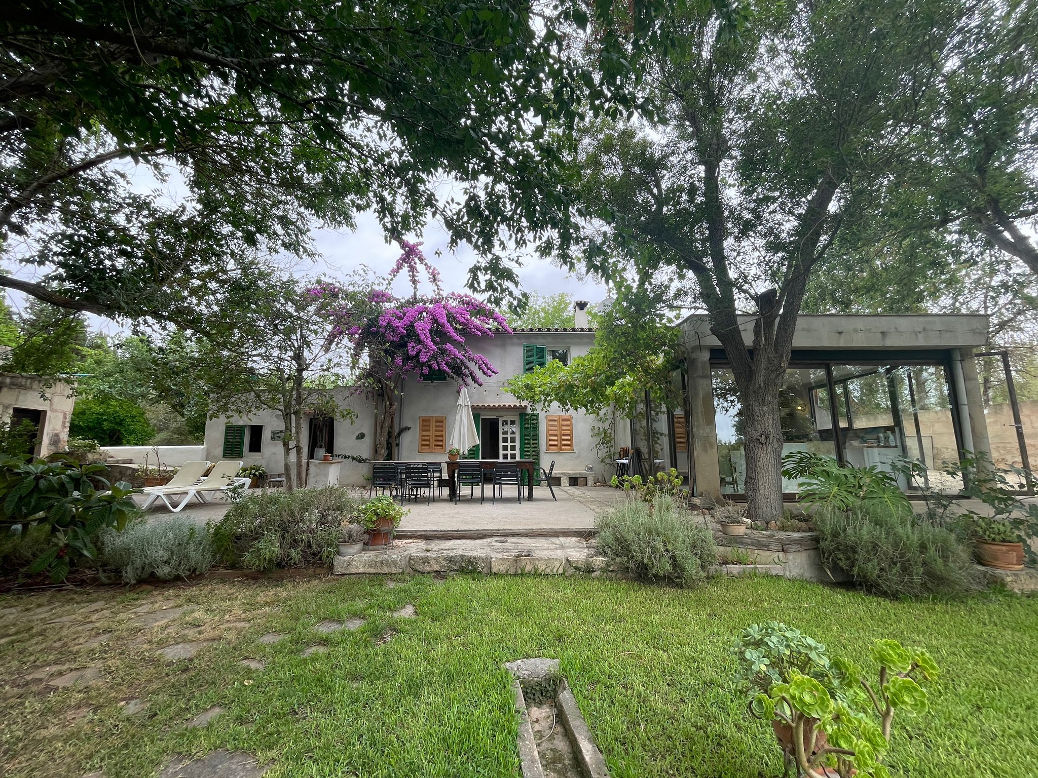 Garden of Country house to rent in Llubí  with Swimming Pool and Furnished