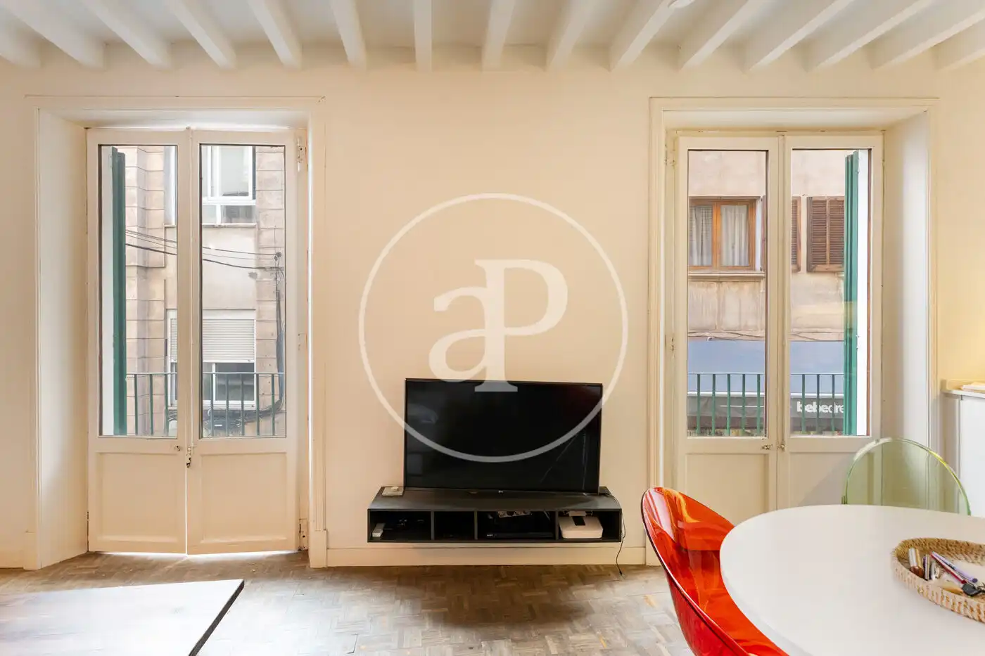 Wohnzimmer von Wohnung zum Verkauf in  Palma de Mallorca mit Heizung, Abstellraum und Balkon