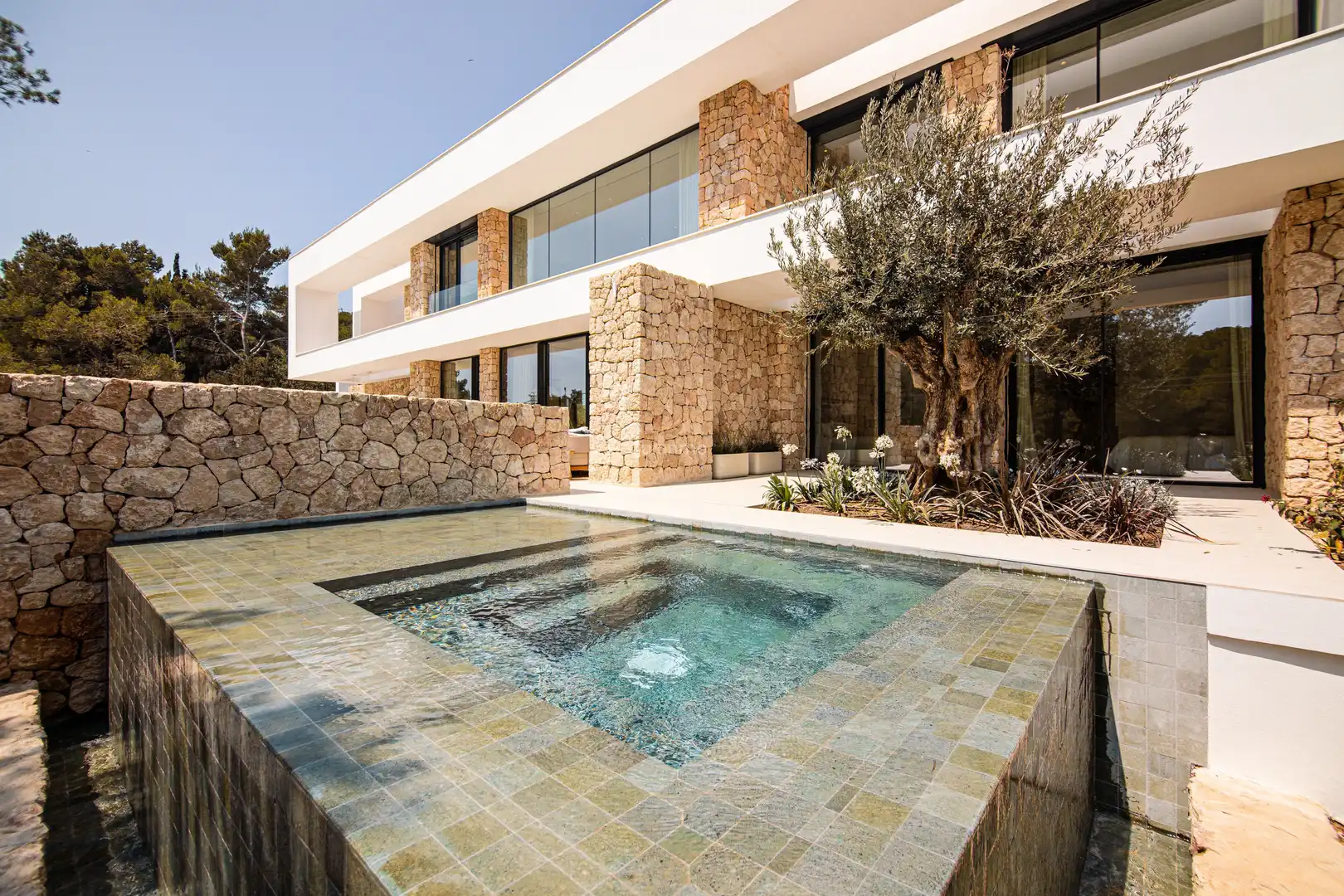 Piscina de Casa o xalet en venda en Santa Eulària des Riu amb Aire condicionat, Calefacció i Terrassa