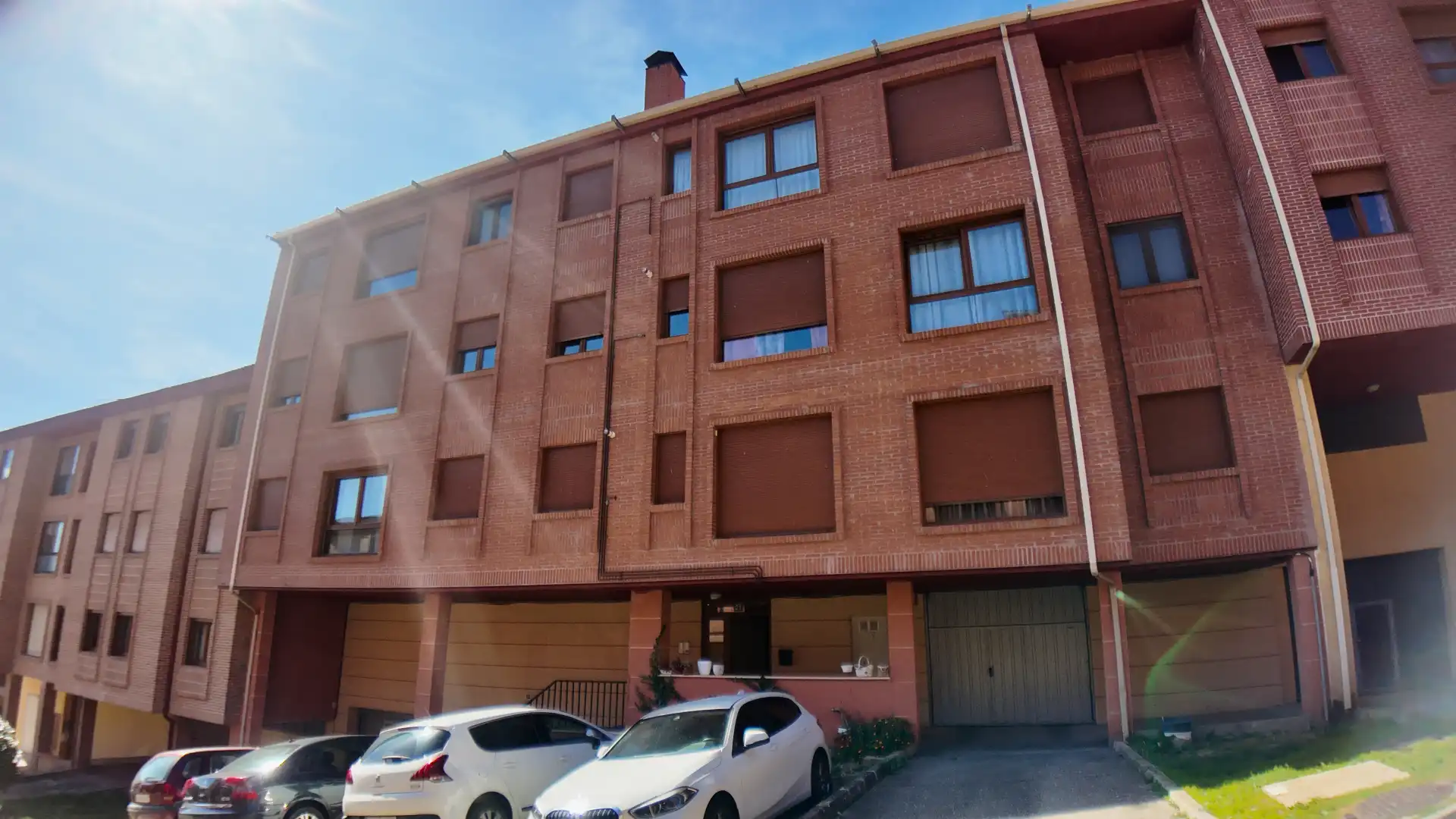 Vista exterior de Pis en venda en Aguilar de Campoo amb Calefacció, Traster i Moblat
