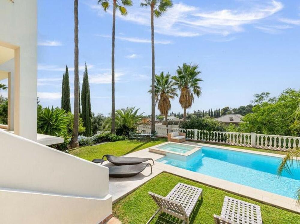 Garden of House or chalet for rent in Marbella  with Air Conditioner, Heating and Private garden