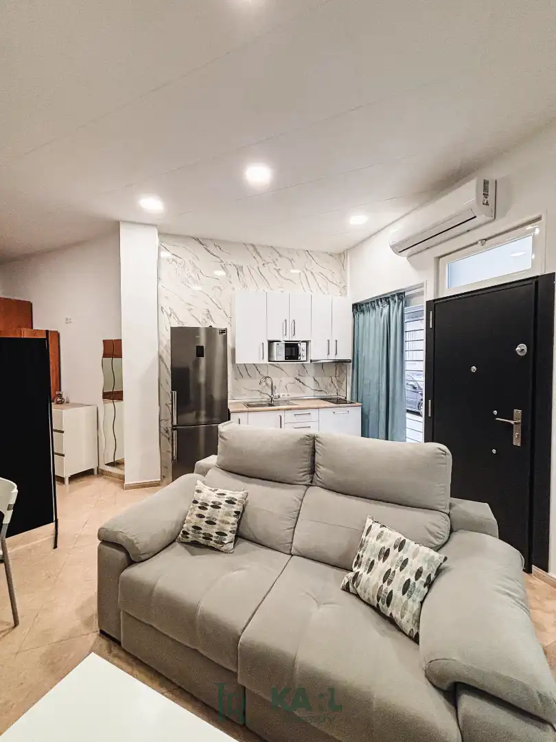 Kitchen of Flat for rent in Málaga Capital  with Air Conditioner, Heating and Furnished