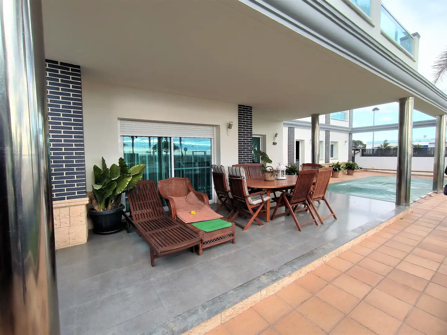 Terraza de Casa o chalet en venta en Alcanar con Aire acondicionado, Jardín privado y Terraza