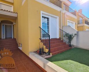 Exterior view of Single-family semi-detached for sale in Molina de Segura  with Private garden, Terrace and Furnished