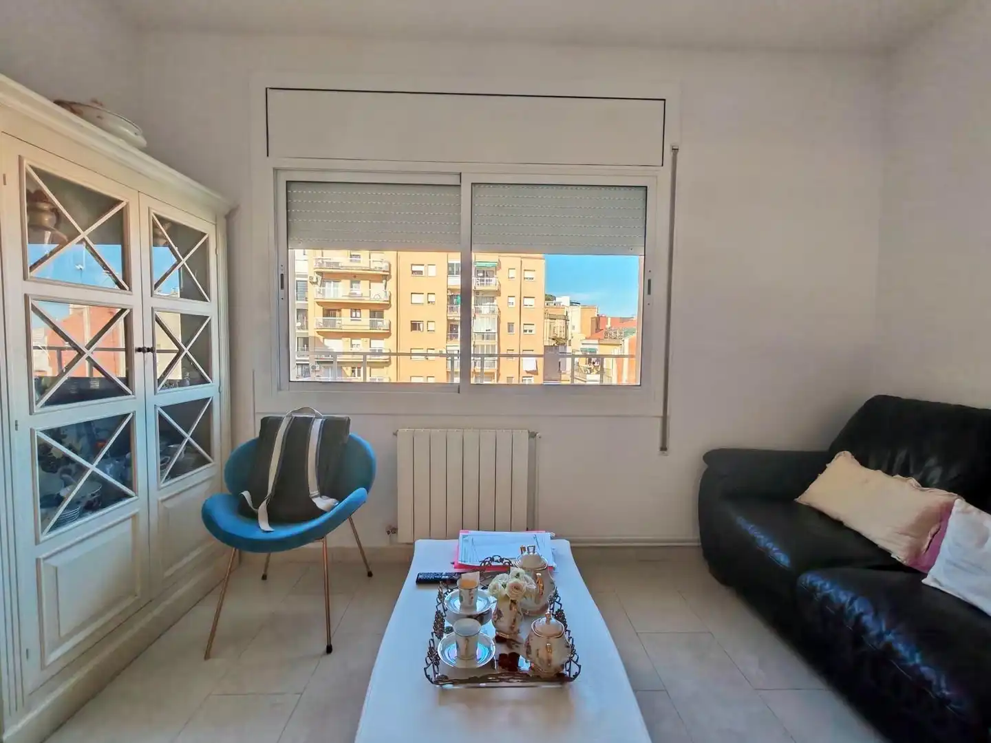 Sala d'estar de Planta baixa en venda en Barcelona amb Calefacció i Moblat