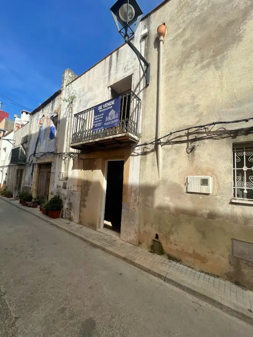 Vista exterior de Casa adosada en venta en Càlig con Terraza, Trastero y Balcón