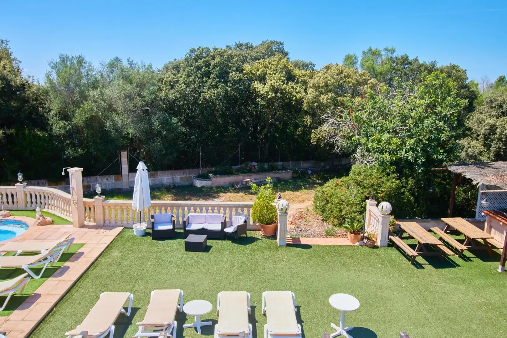Jardín de Finca rústica en venta en Llucmajor con Aire acondicionado, Jardín privado y Terraza