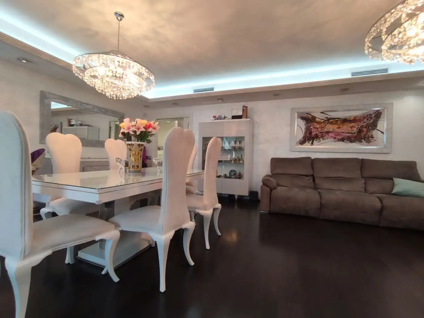 Dining room of Houses for sale in Castelldefels  with Air Conditioner, Heating and Private garden