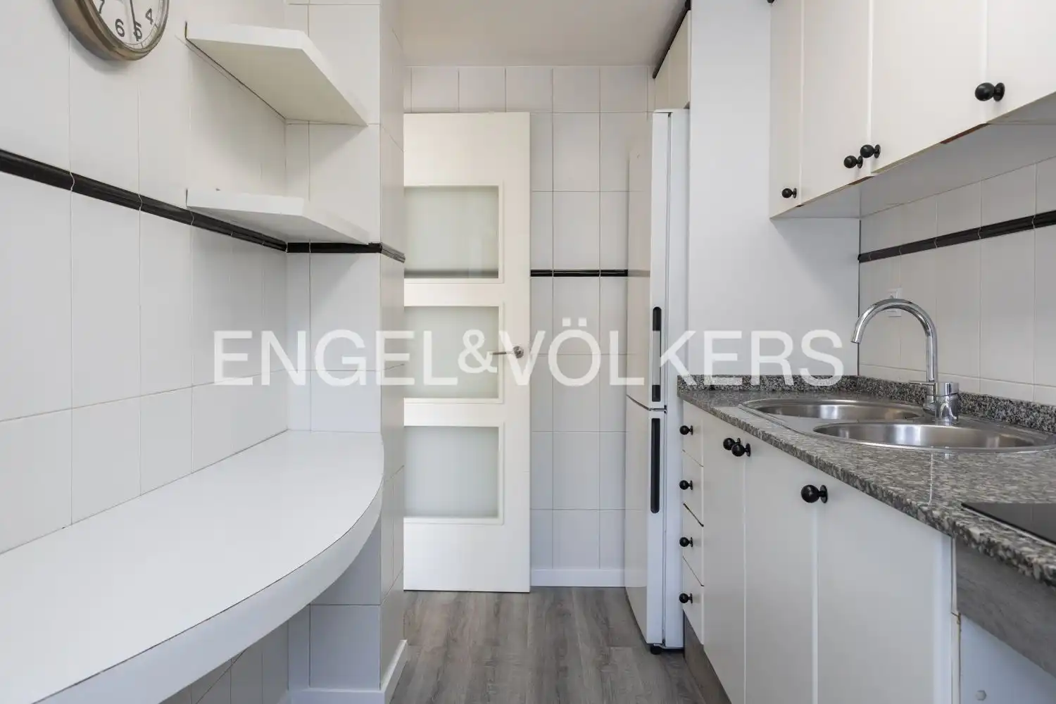 Cocina de Piso de alquiler en Valencia con Aire acondicionado, Calefacción y Parquet