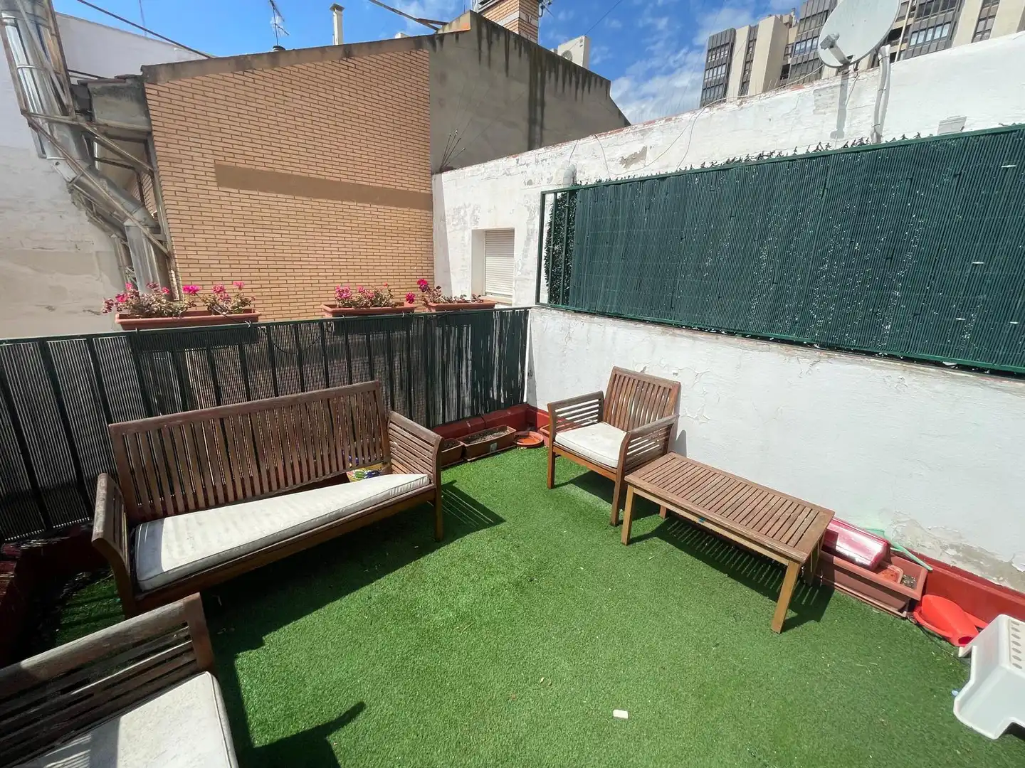 Terrace of Duplexes for rent in Zaragoza  with Air Conditioner, Heating and Parquet flooring