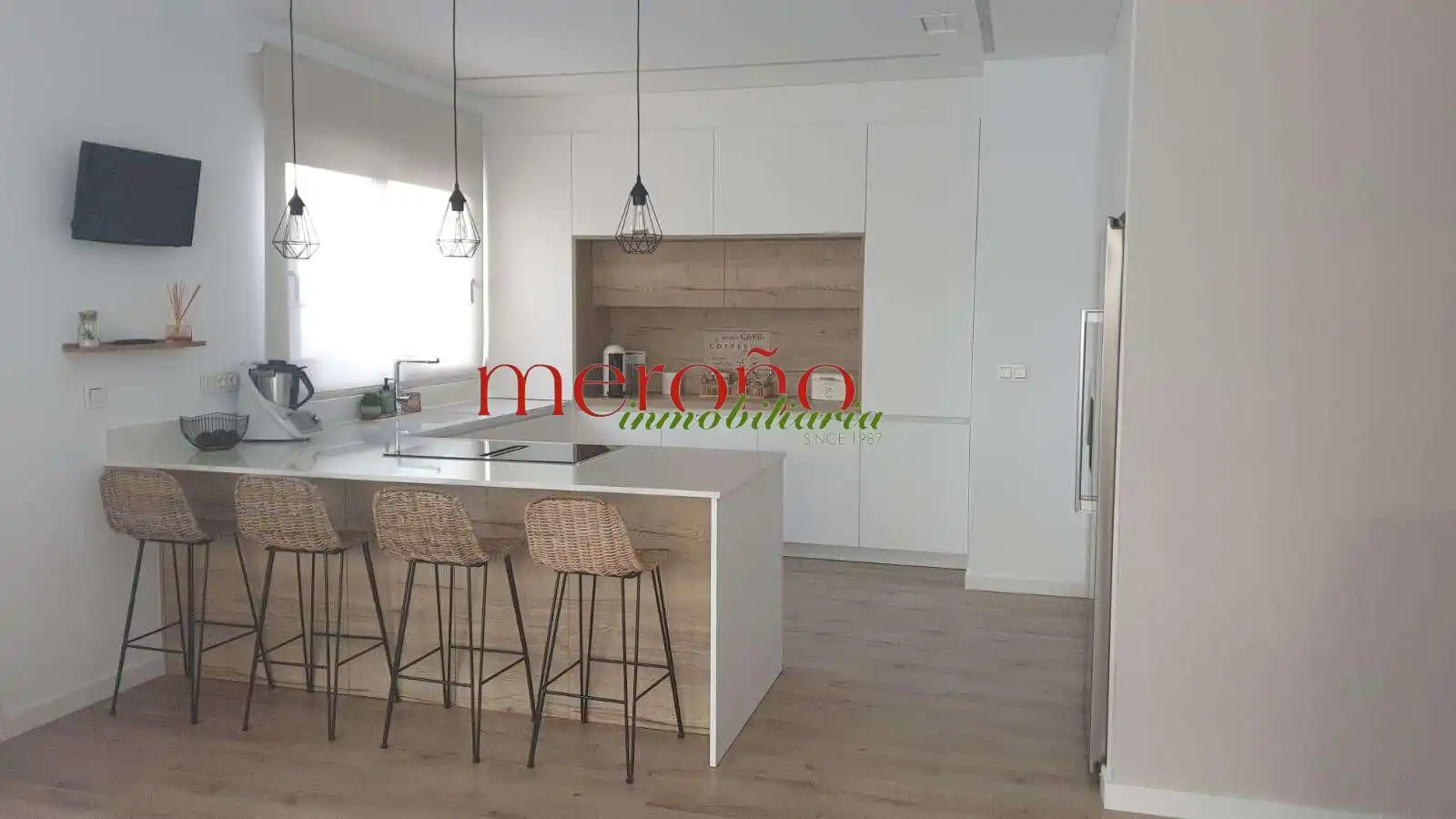 Cocina de Planta baja en venta en Elche / Elx con Aire acondicionado, Terraza y Piscina comunitaria