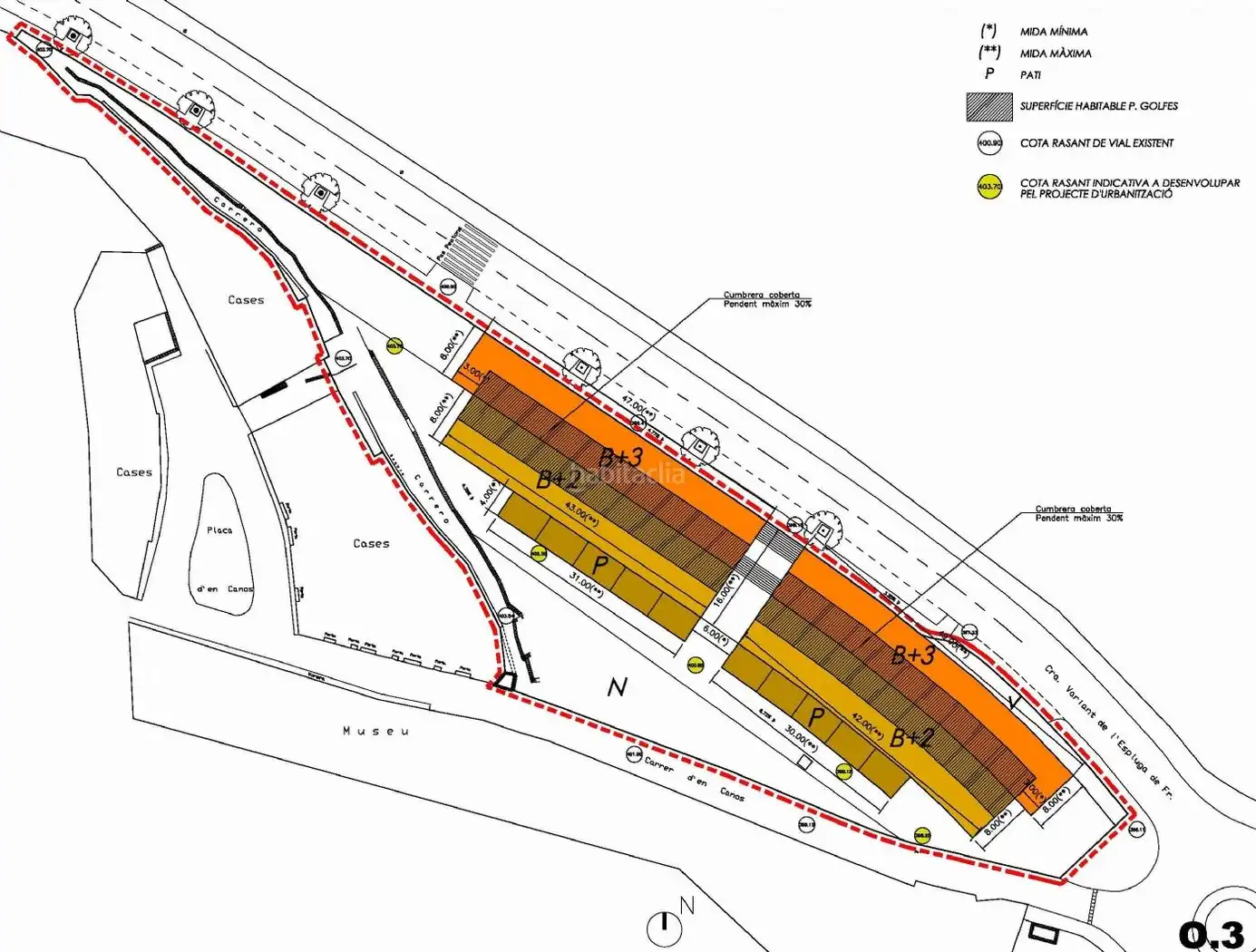Wohnbaugrundstück zum Verkauf in Carrer Capuig 2