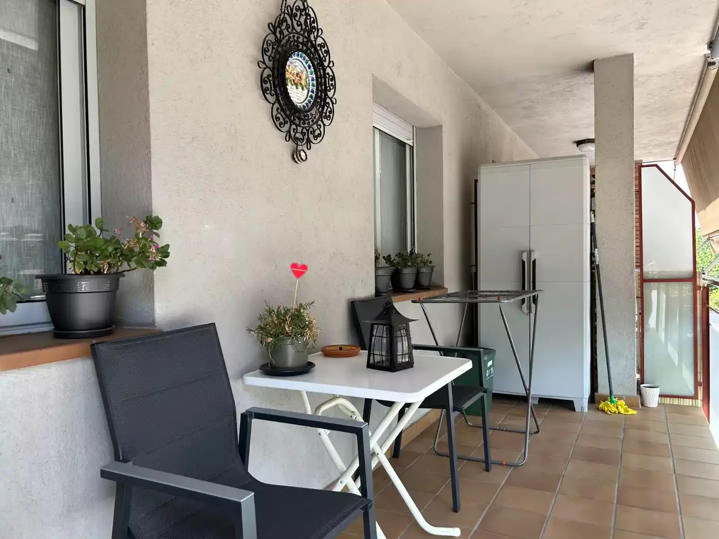 Balcony of Flat for sale in Hostalric  with Heating, Terrace and Furnished