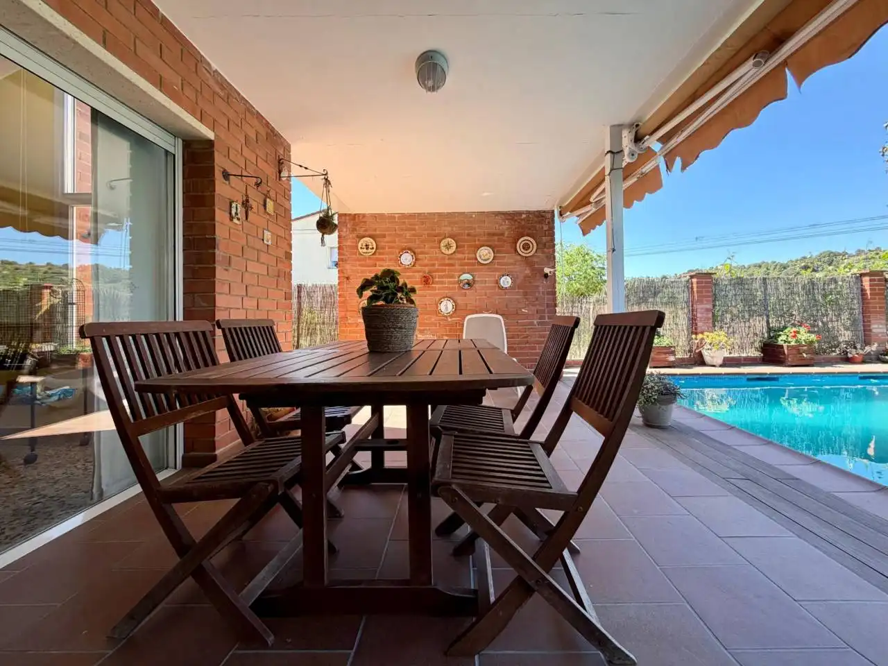 Terrace of Houses for sale in Sant Pere de Riudebitlles  with Air Conditioner, Heating and Private garden