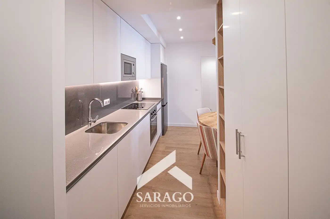 Cocina de Piso de alquiler en Madrid con Aire acondicionado, Calefacción y Amueblado