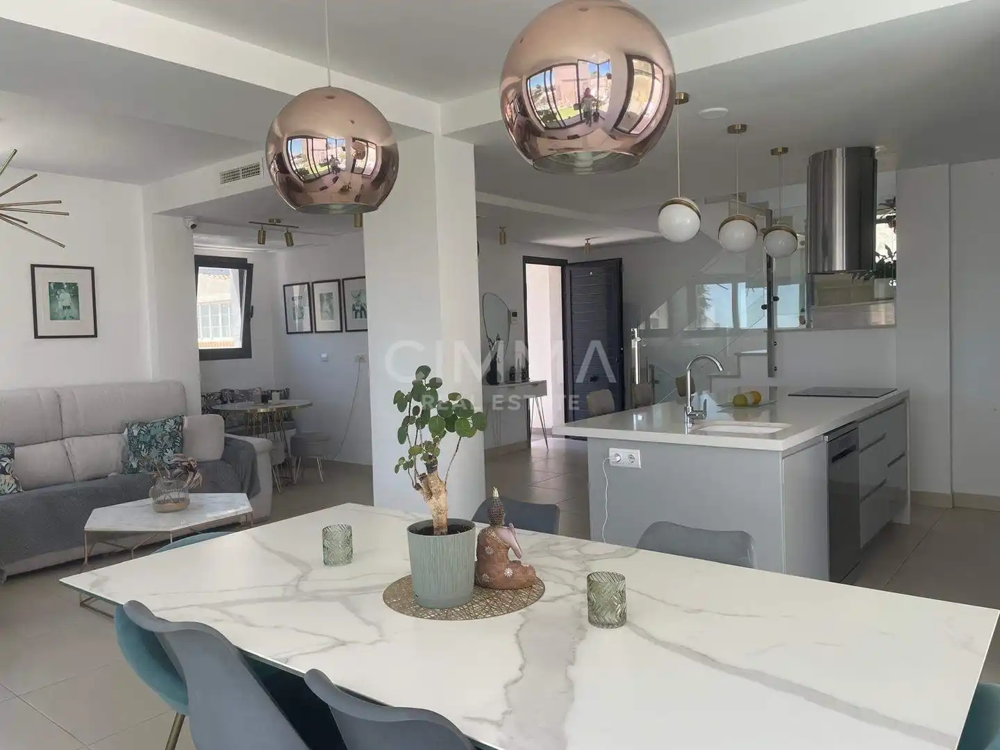 Cocina de Casa o chalet en venta en La Nucia con Aire acondicionado, Calefacción y Jardín privado