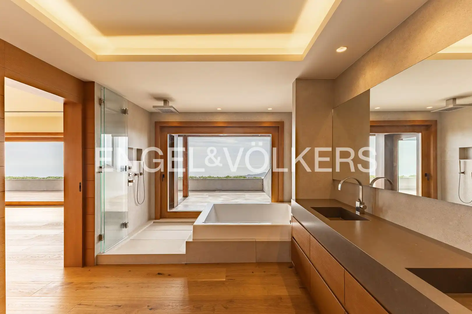 Badezimmer von Country house zum Verkauf in Sant Andreu de Llavaneres mit Klimaanlage, Heizung und Privatgarten